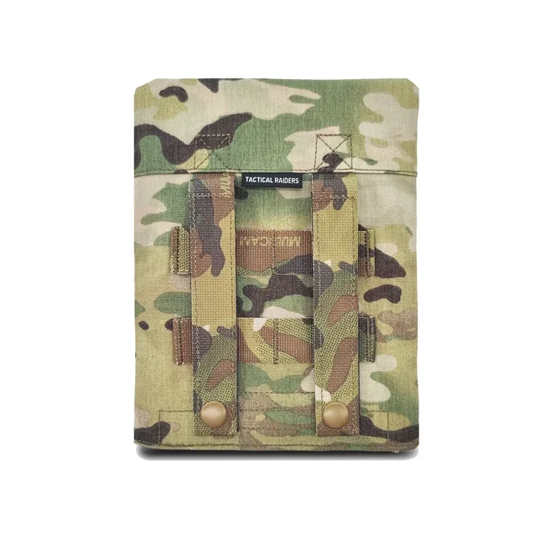 Airsoft Vest Side Panel Pouch CP Style AVS 6X7.5inch MOLLE Waist Cover Panel Gear Tactical Vest Side Panel Bag Plate Carrier view 3
