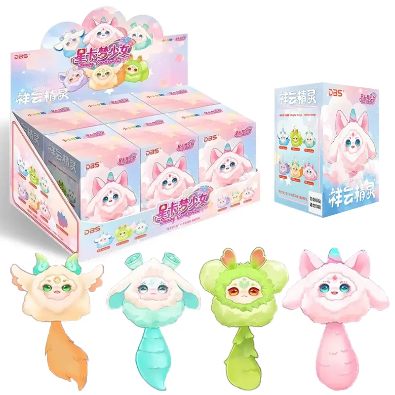 

Официальная подлинная серия MayTree Dumia, слепая коробка, Xiangyun Elf, виниловая кукла, брелок, аниме-фигурка, счастливые спраты, загадочная коробка, подарки