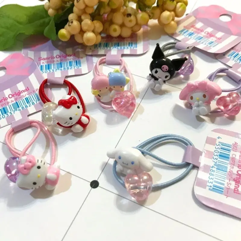 

Повязка на голову с героями мультфильмов, Sanrioed Kuromi Hello Kittys, повязка на голову, милая кукла в виде сердца, Женская повязка на голову, праздничные подарки