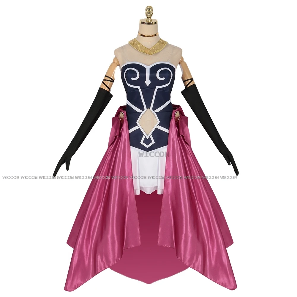 Aura Cosplay disfraz ropa peluca uniforme Cosplay ejército Cadres de demonio ejército Halloween guillotina Aura Demonlord's Party