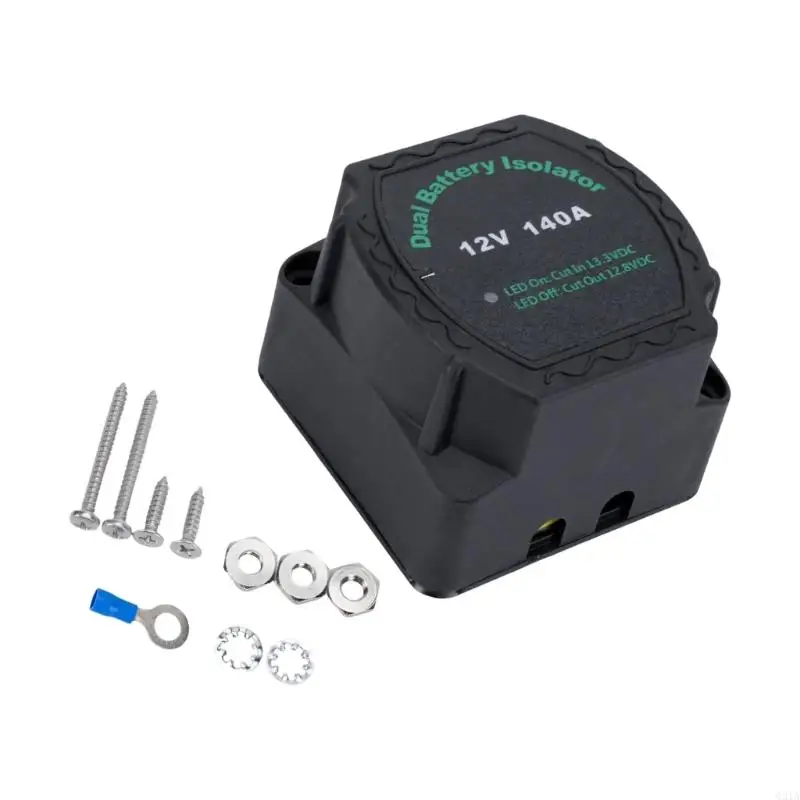   12V 140A Two Battery Manager Intelligent Power Regulator For Boats Recreational Vehicles ATVs