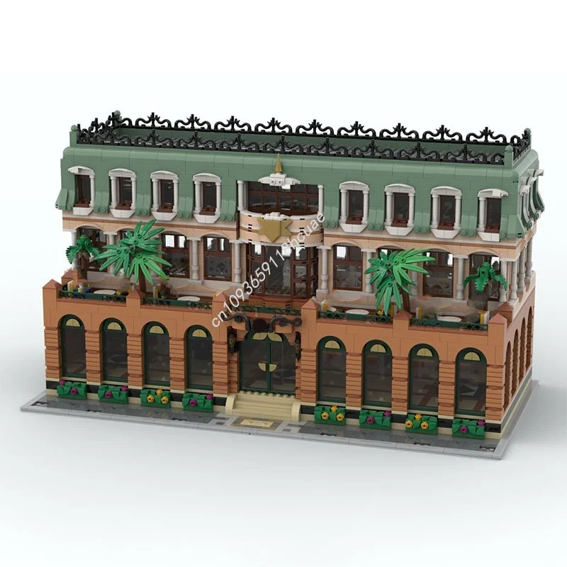 4332 pz MOC Grand Studgate Hotel Modulared Blocchi di Costruzione di Modello Assemblare Regalo Di Natale FAI DA TE Educazione Creativa Giocattolo di Mattoni Per Bambini