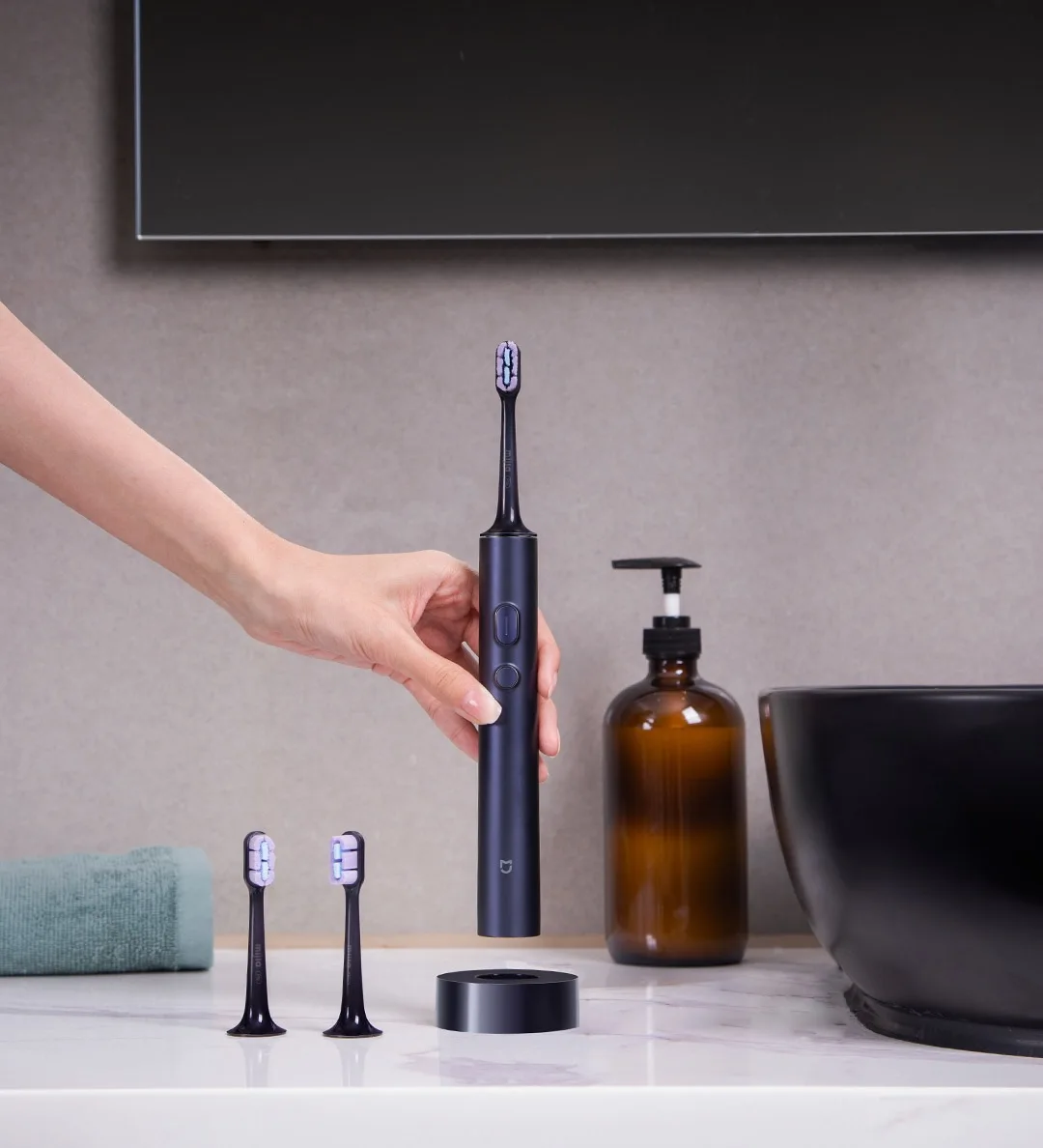 NEW MIJIA Sonic Electric Toothbrush T700 Ultrasonic Vibration Teeth Whitening Oral Clean Brush Smart APP Electric Tooth Brush