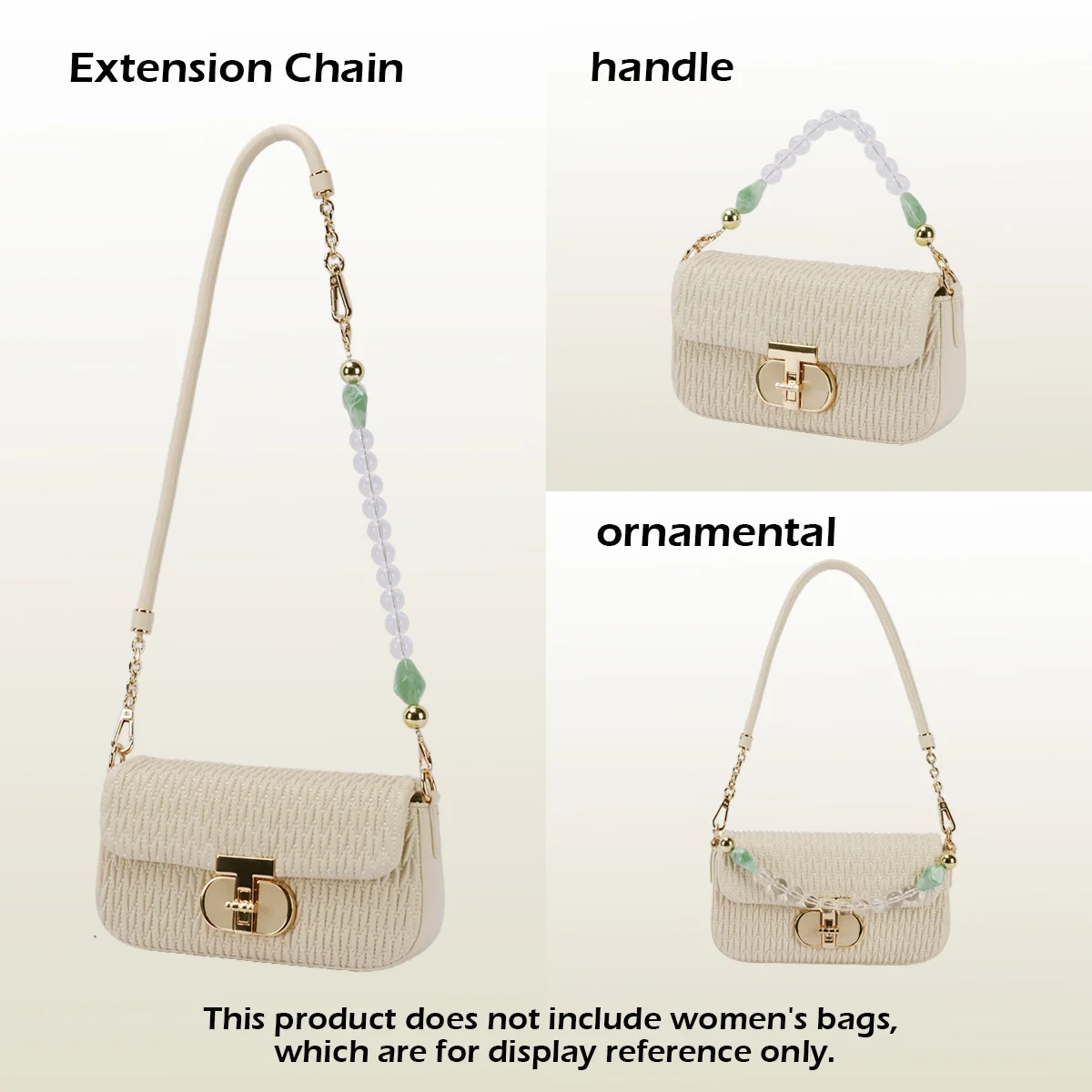 Handbag Accessories Women\'s Bag Extension Chain Acrylic Handle Women\'s Handbags DIY  Luxury Bag Strap Handbag Decoration Chain