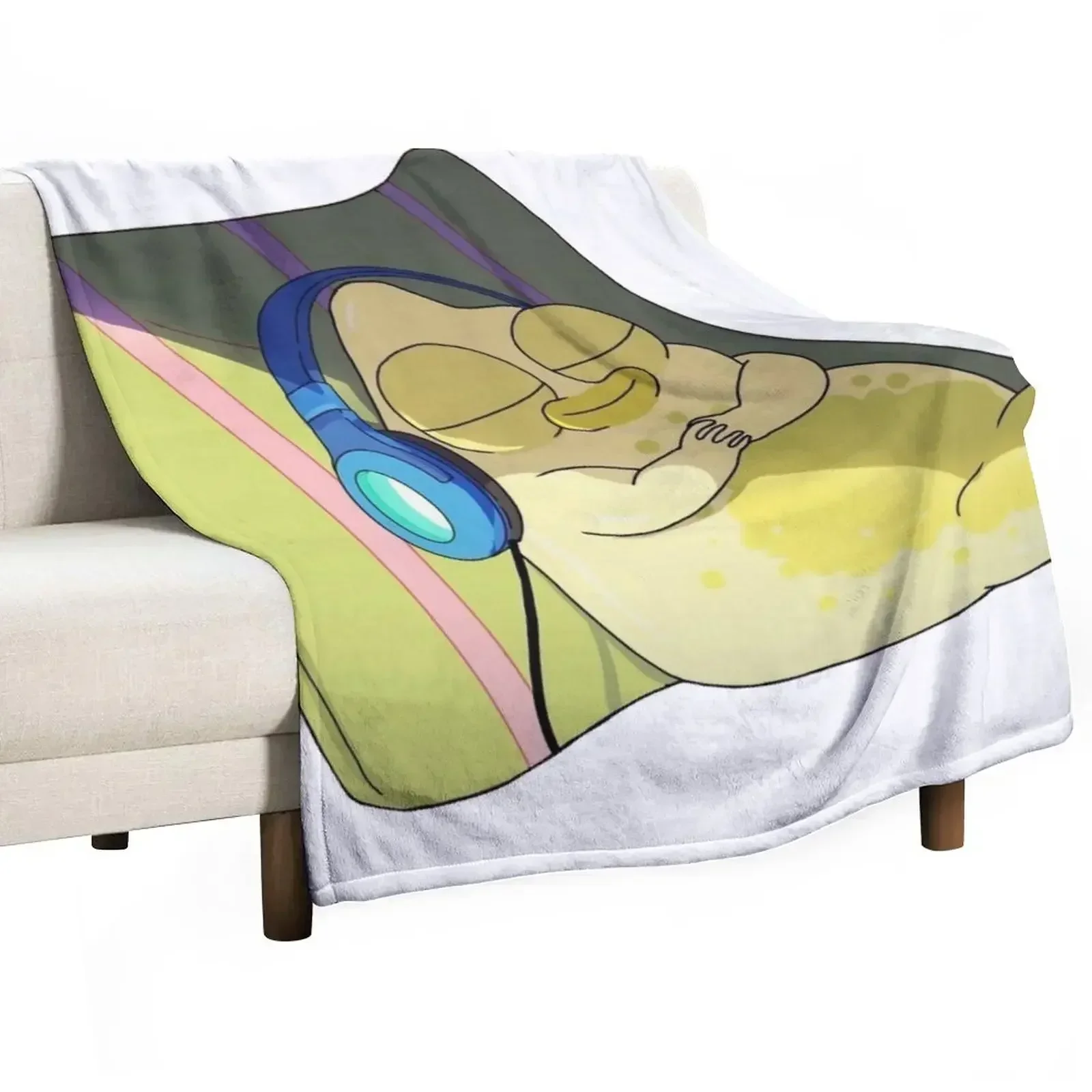 Solar Opposites Pupa Throw Blanket for sofa Plaid on the sofa bed plaid Blankets