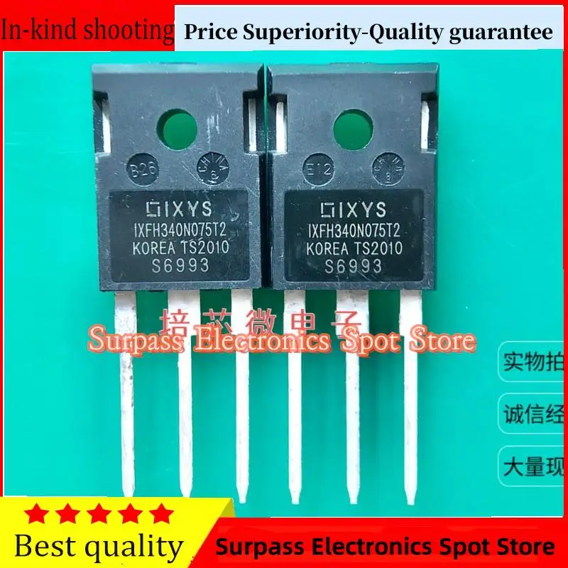 10PCS-100PCS  IXFH340N075T2  340A/75V MOS  Price Superiority-Quality guarantee