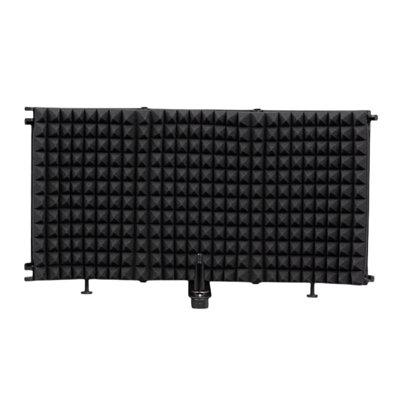 

F68B Adjustable 3Panel Microphone Isolation Shield Foam Reflector Absorbent Foam for Studio Recording Use