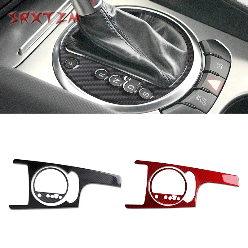 

Carbon Fiber Interior Change Transmission Transmission Panel Decoration Sticker Accessories For Audi TT 8N 8J MK123 TTRS 2008-14