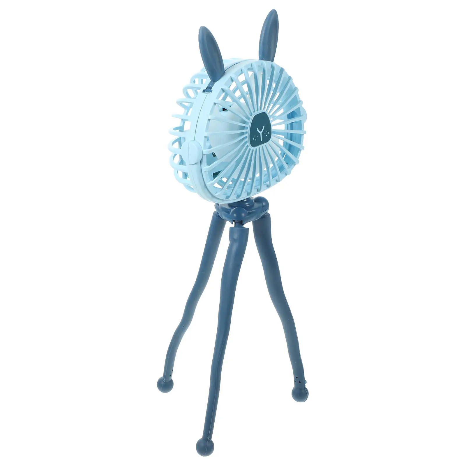 Mini Rechargeable Small Desk Fan Portable for Travel Lightweight ABS Material Safe Design Home Office Use Gift Idea