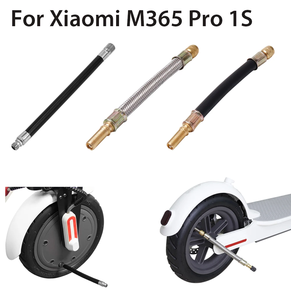 Tire Inflator Hose Extension Tube Electric Scooter Tyre Locking Air Chuck Adapter For Xiaomi M365 Pro 1S Inflatable Air Pump