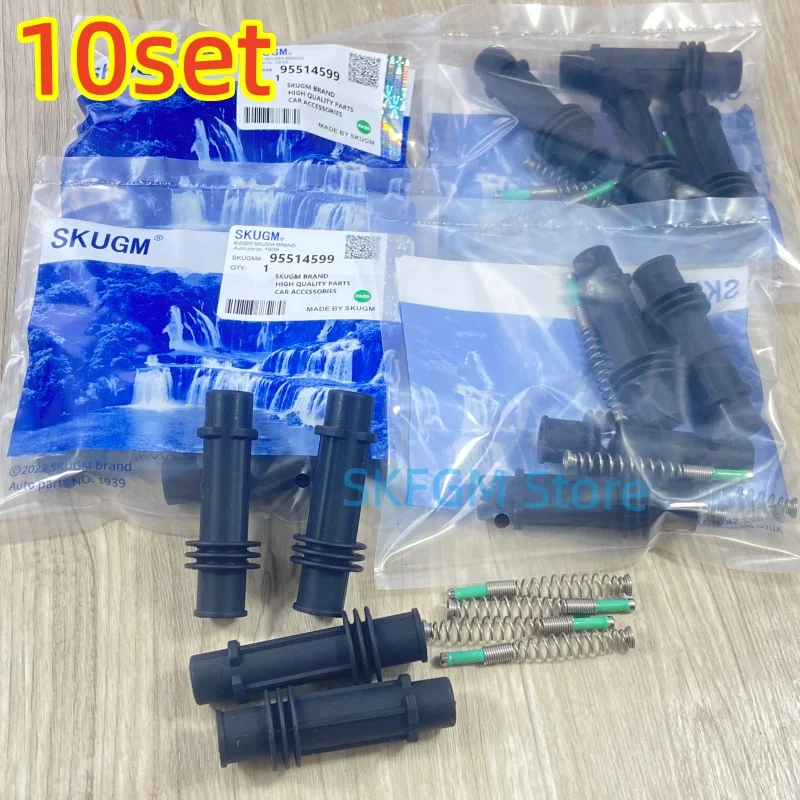 10SET Original Ignition Coil Pack Spring Repair Kit For Chevrolet Aevo Opel Vauxhall Astra Zafira 95514599