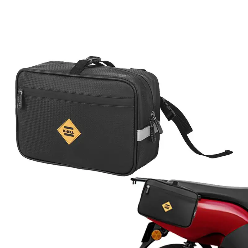 

Motorcycle Saddle Bags Large Capacity Side Saddle Bags 4.5L Waterproof Saddlebags Luggage Bags Motorcycle Seat Bag For Most