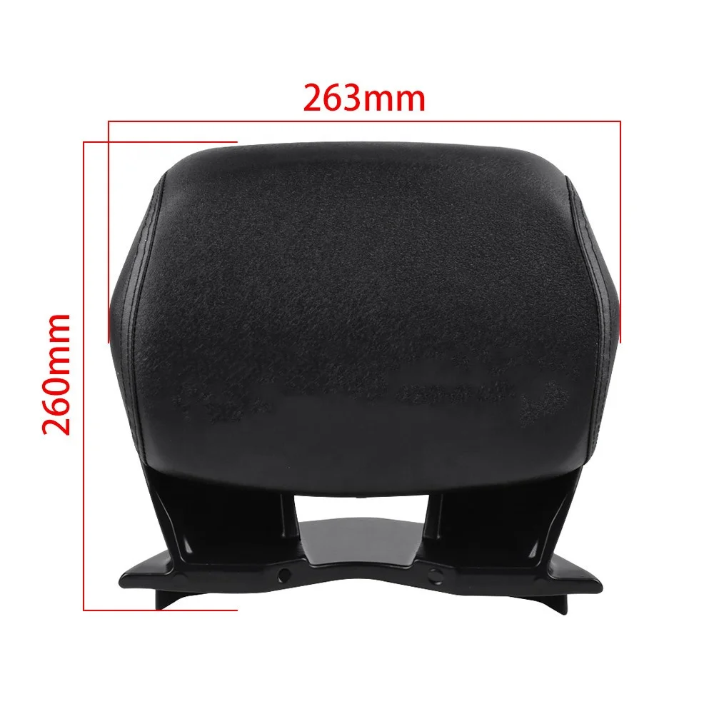 REALZION Motorcycle Accessories Passenger Seat Backrest Rear  Hump Trunk Storage  Pillion  Cowl For YAMAHA NMAX155