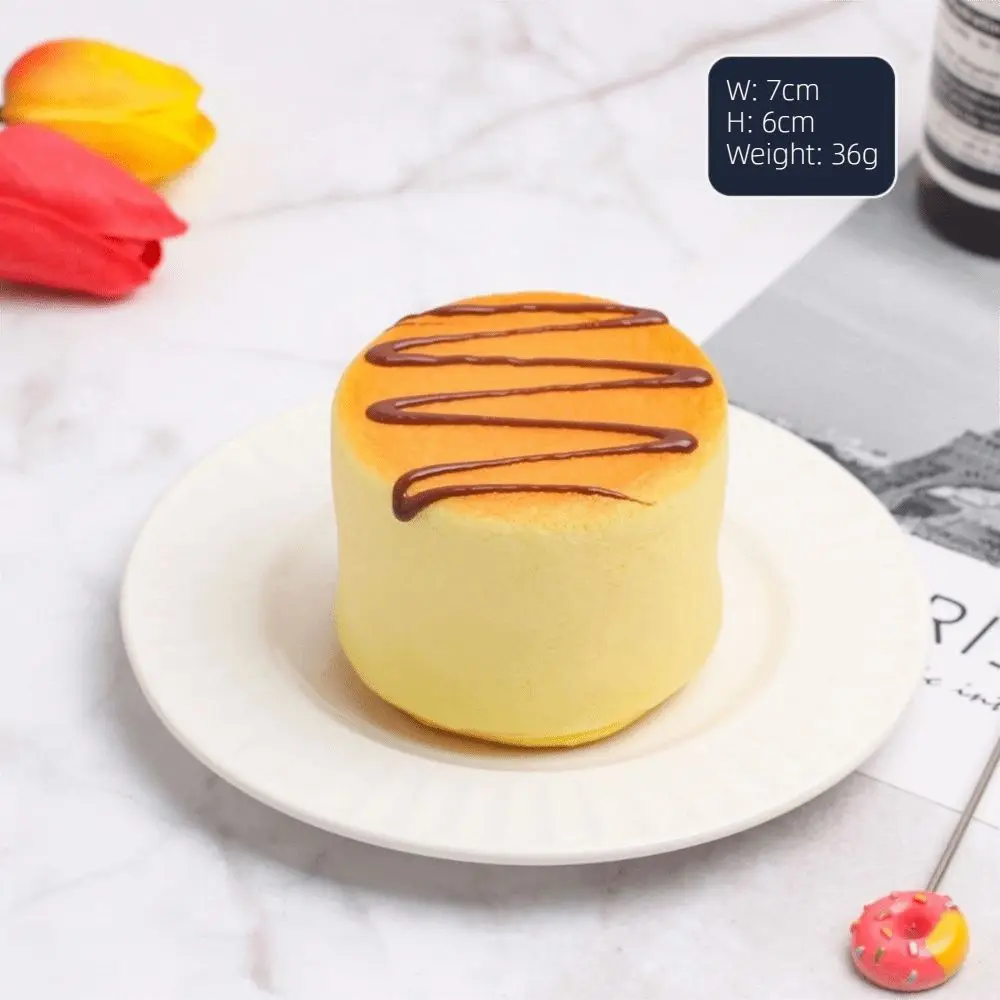 Realistic Slow Rebound Squeeze Bread Toy Stress Relief Donuts Simulation Bread Toy PU Soft Pinch Toy Photography Props