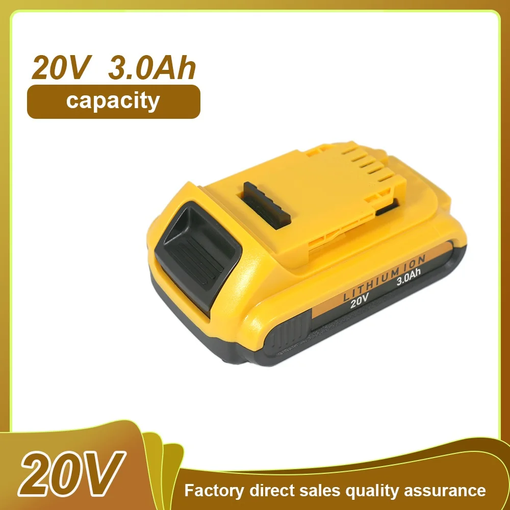 20V 3AH DCB200 Replacement Li-ion Battery for DeWalt DCB205 DCB201 power Tool set 20Volt 20 v Batteries 3000mah Battery