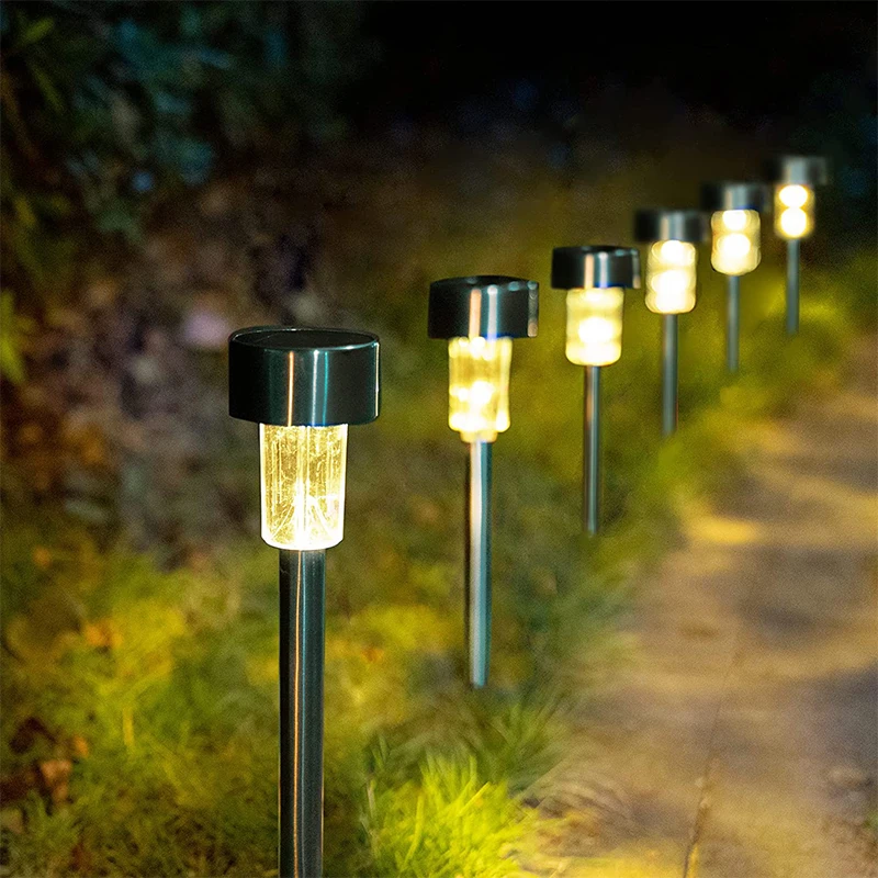 

Solar Garden Light LED Outdoor Solar Power Lantern Waterpoof Landscape Decoration Lighting For Pathway Yard Lawn Sunpower Lamp