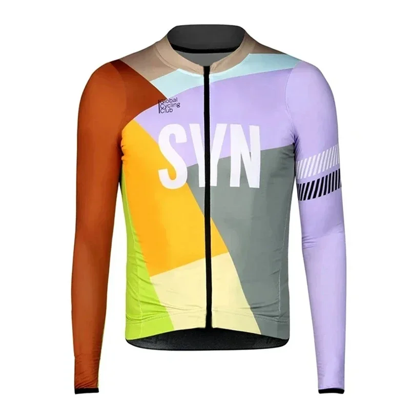 SYN new Long Sleeves Cycling Jersey ropa ciclismo Cycling Racing Top Cycling Clothes Maillot Summer Bicycle Bike Wear Shirts - view 2