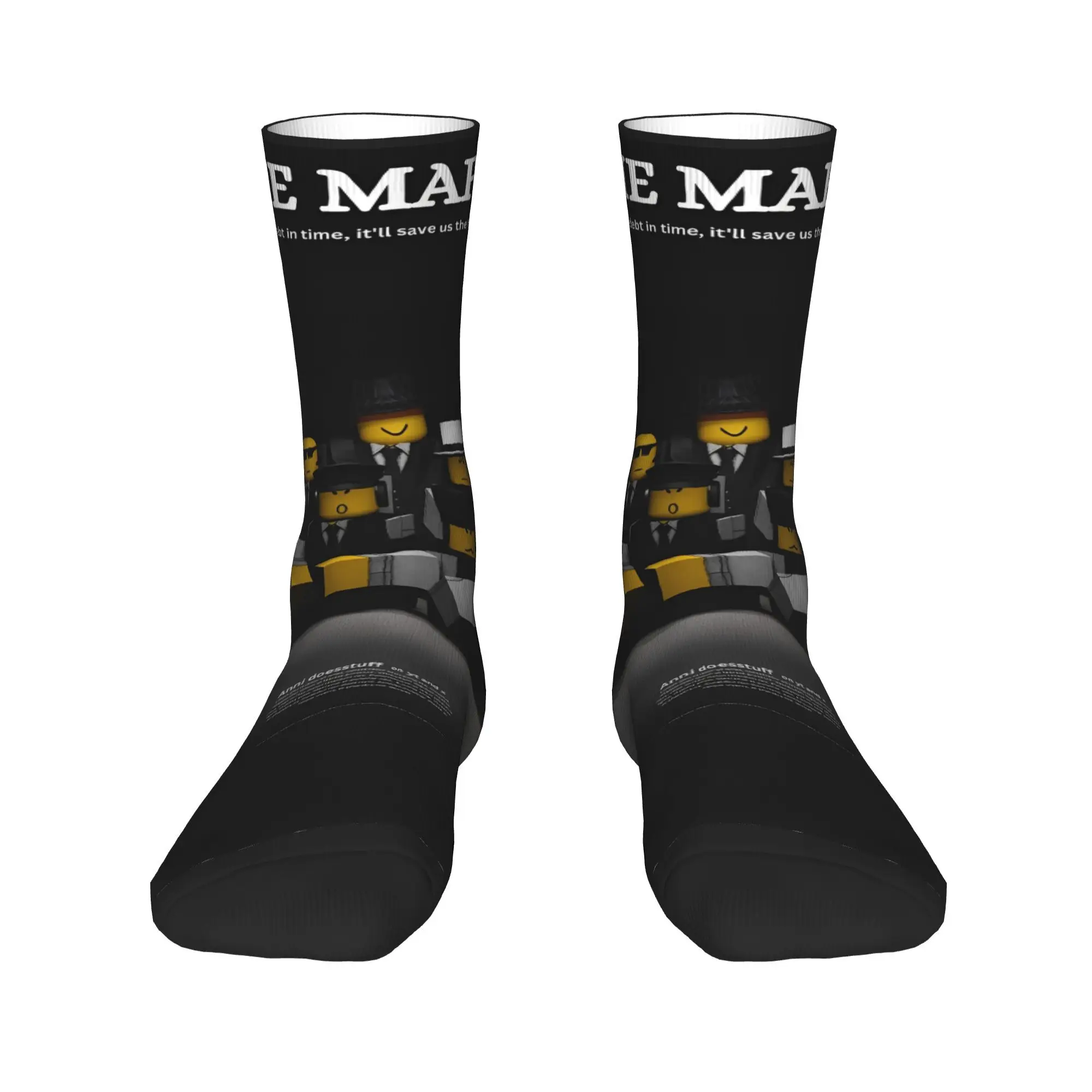 Men Socks The Mafia Forsaken  Stockings Anti Sweat Breathable Socks Autumn Trendy Printed Climbing Socks