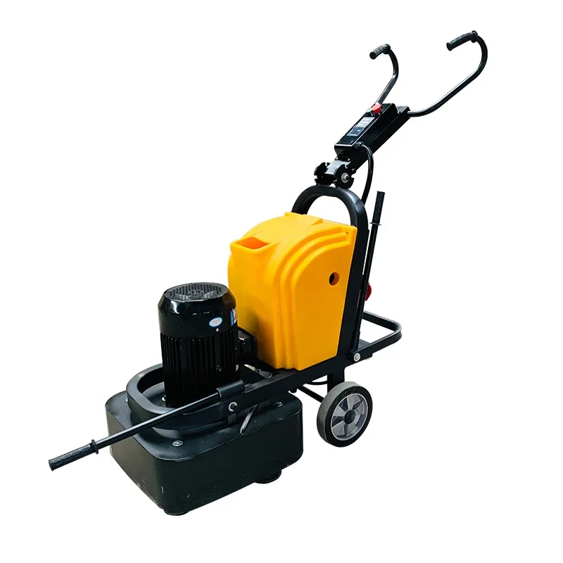 اليد دفع الطاقة الكهربائية طاحونة أرضية الخرسانة الايبوكسي الطابق طحن آلة تلميع طاحونة أرضية خرسانية #3