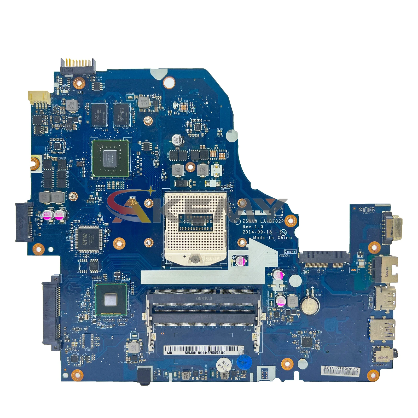 Akemy Z5waw LA-B702P Moederbord Voor Acer Aspire E5-572G Nbmq011001 Laptop Moederbord Nb. Mq011.001 Gf 840M Test Ok