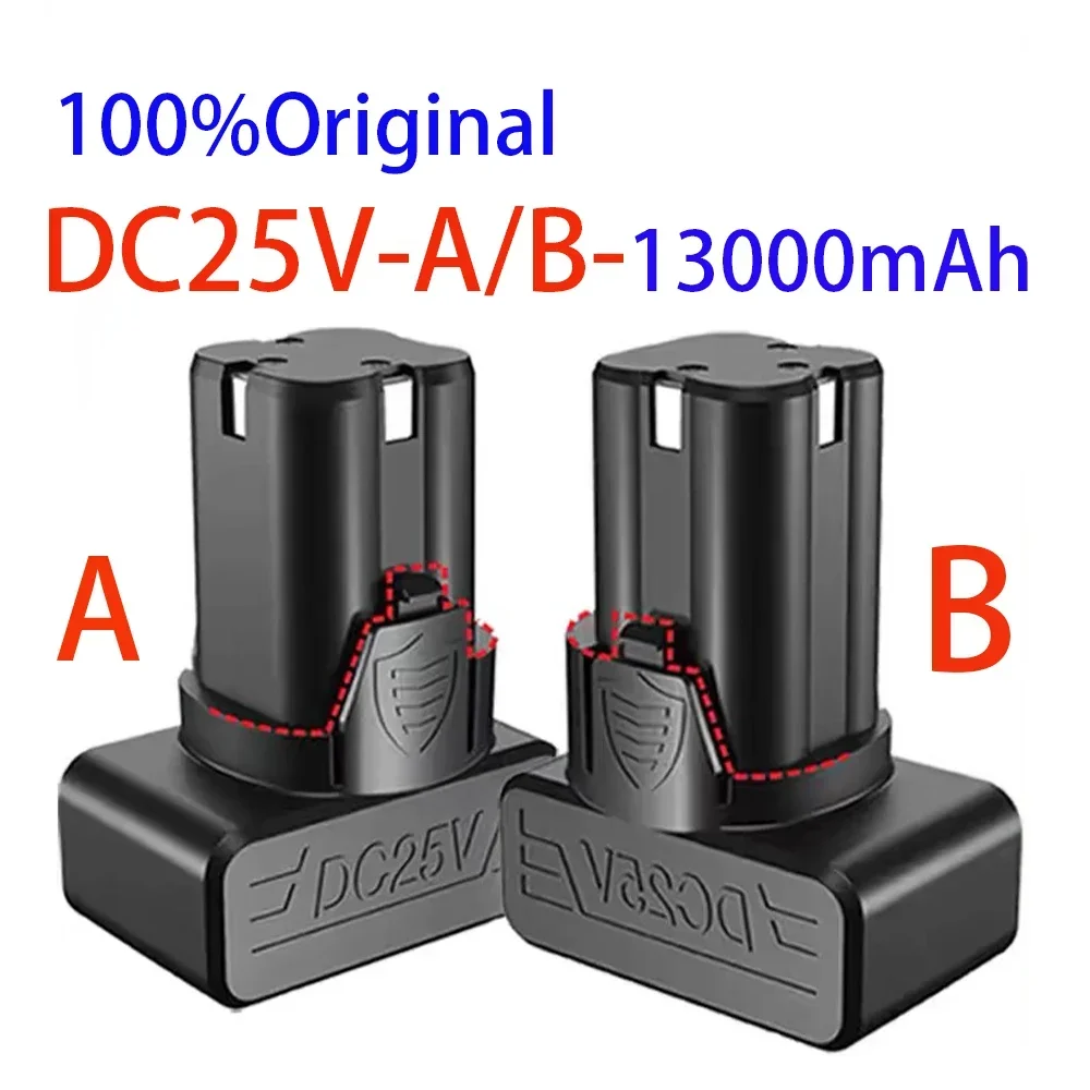 ハンド電動ドライバー,リチウム電池,一般的な電動工具アクセサリ,100% オリジナル,25v,13000mah
