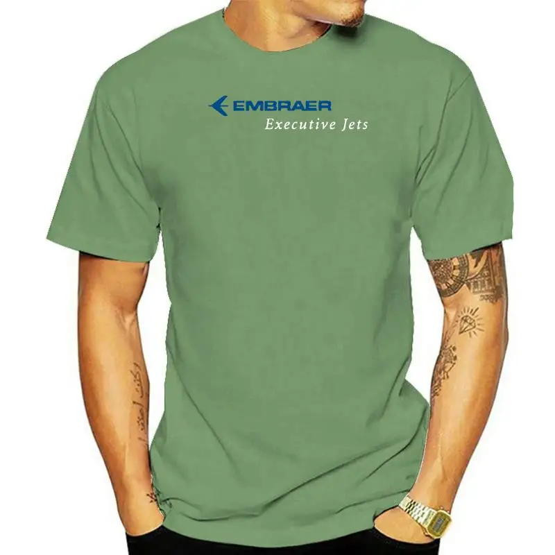 EMBRAER EXECUTIVE JET T-Shirt Size S M L XL 2XL 3XL