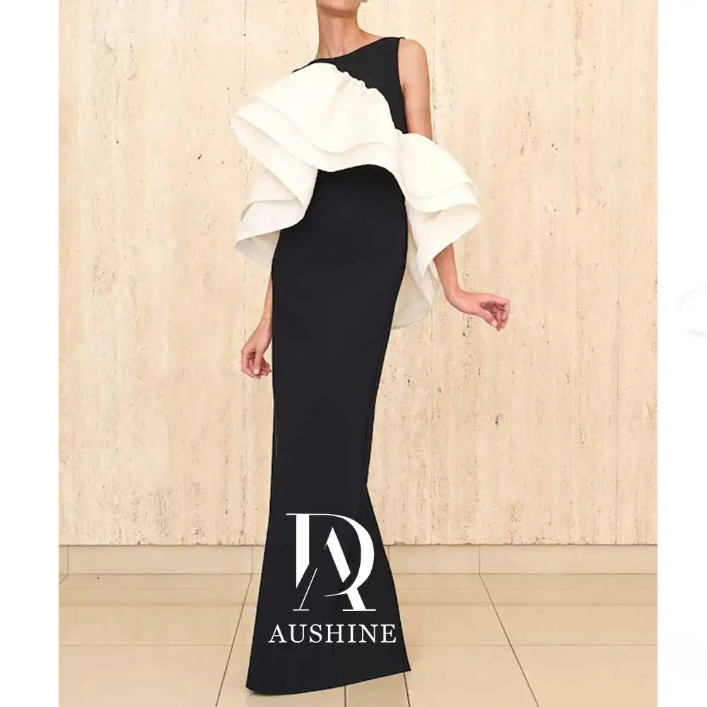 

Aushine Dress Luxury Birthday Evening Dress Floor Length Sleeveless Summer Elegant Wedding Party Gowns For Women Arab 2024Fu