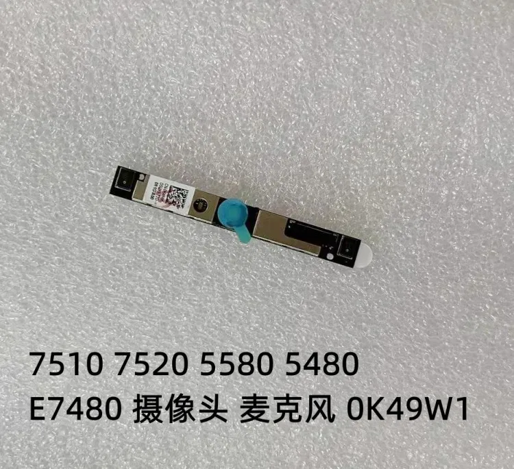 Para Compatible con Dell DELL 7510 7520 5580 5480 E7480 Micrófono de cámara 0K49W1