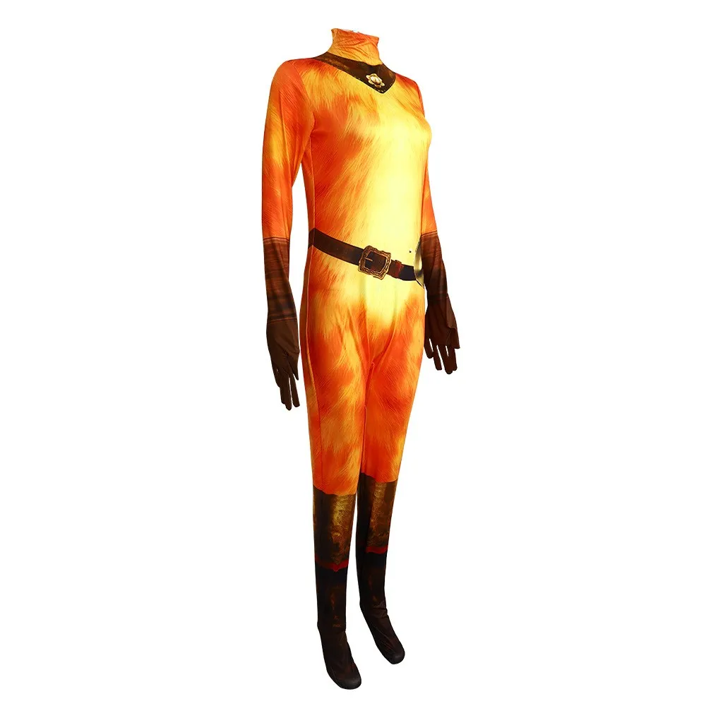 loween 부츠를 신은 고양이 코스프레 의상 가장무도회 무대 공연 의류 여성의 전통 중국 의상 브랜드 없음