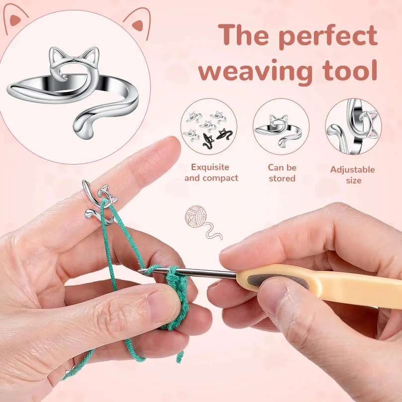 Adjustable Yarn Guide Rings Set 5