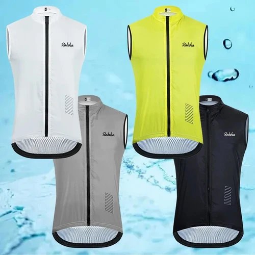 Ralaha-Camisas de ciclismo anti-UV transpirables para hombres, ropa de bicicleta sin mangas, chaleco de verano, nuevo