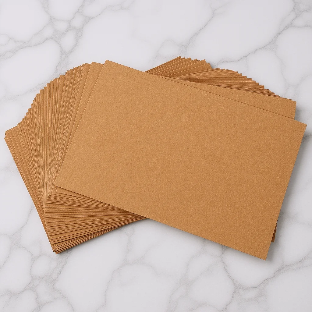 

50pcs Self adhesive A4 Brown Kraft Paper Wedding Invitation Cards Greeting Letters Mail Photo Storage Envelopes Self Seal Blank