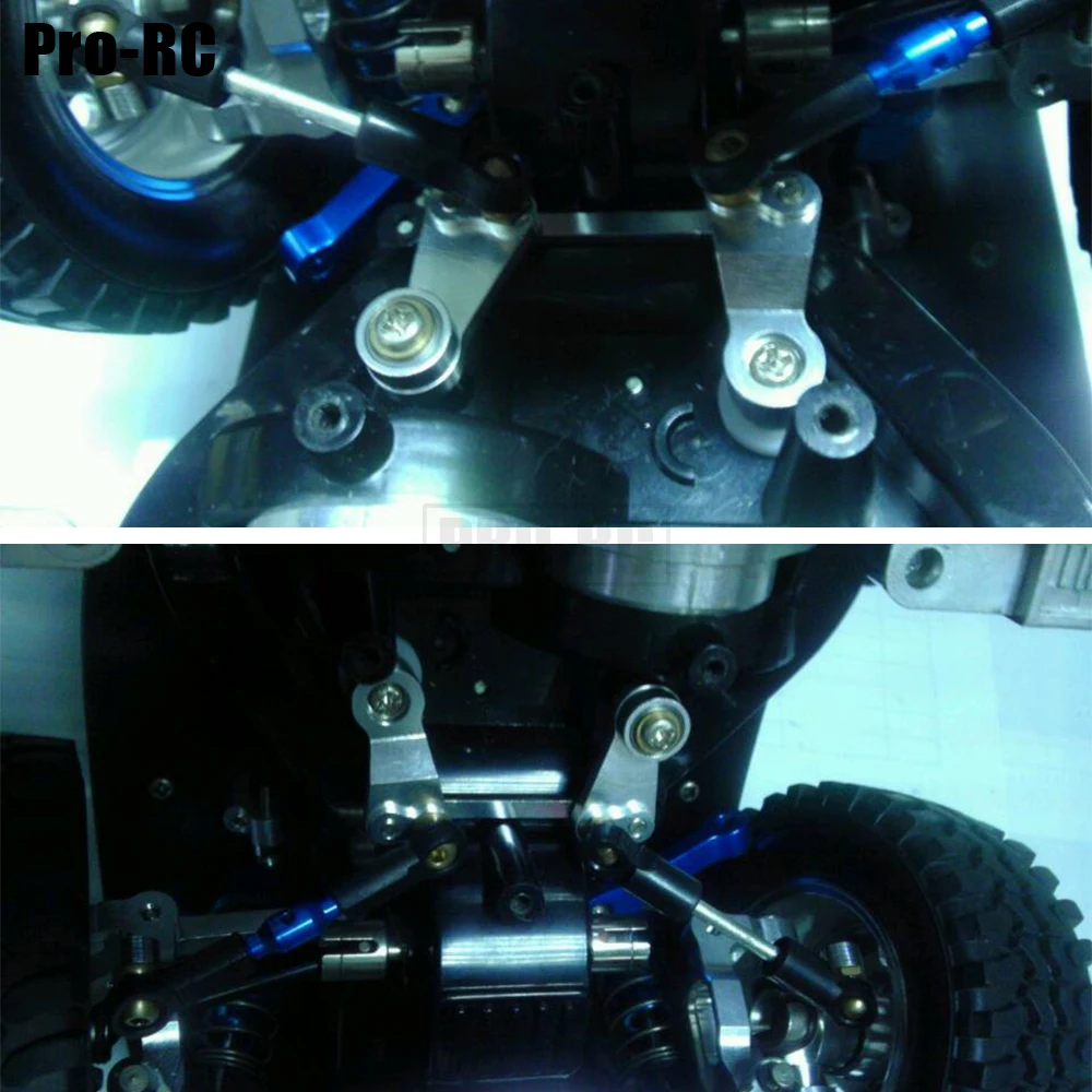 1Set Aluminum Bearing Steering Bell Crank Assembly #CC048 Upgrade Accessories for RC Model Cars 1/10 Tamiya CC-01 CC01