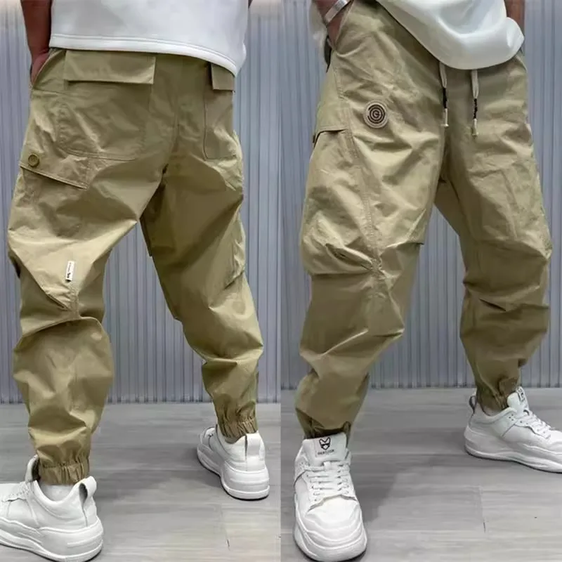 

Мужские утепленные повседневные брюки American Style на флисовой подкладке, осенне-зимние, больших размеров, рабочие, свободного кроя, комфортные, мягкие