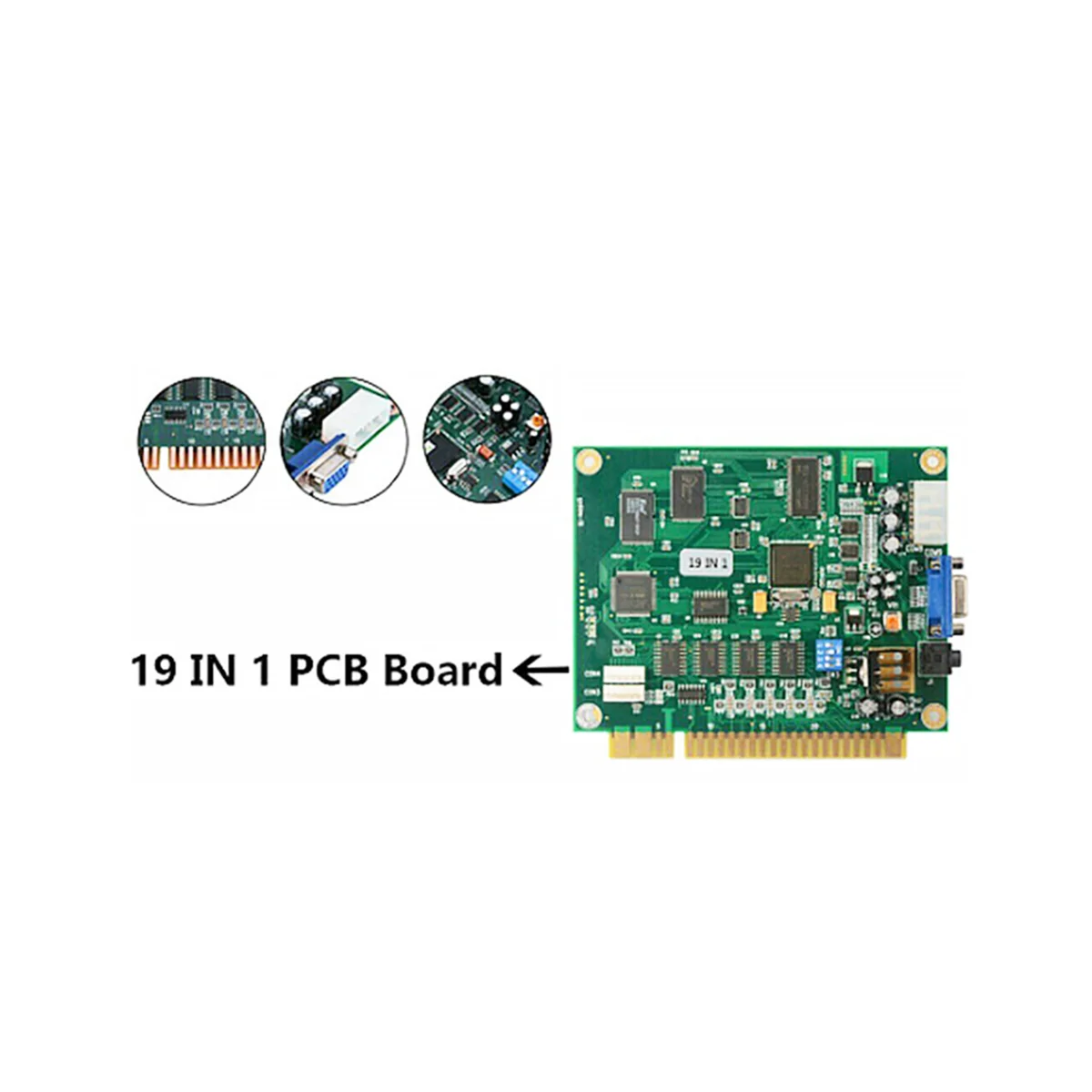 Imagem -02 - Saída Vga Arcade Game Board Motherboard Clássica Durável para Jamma Arcade 19 em 1