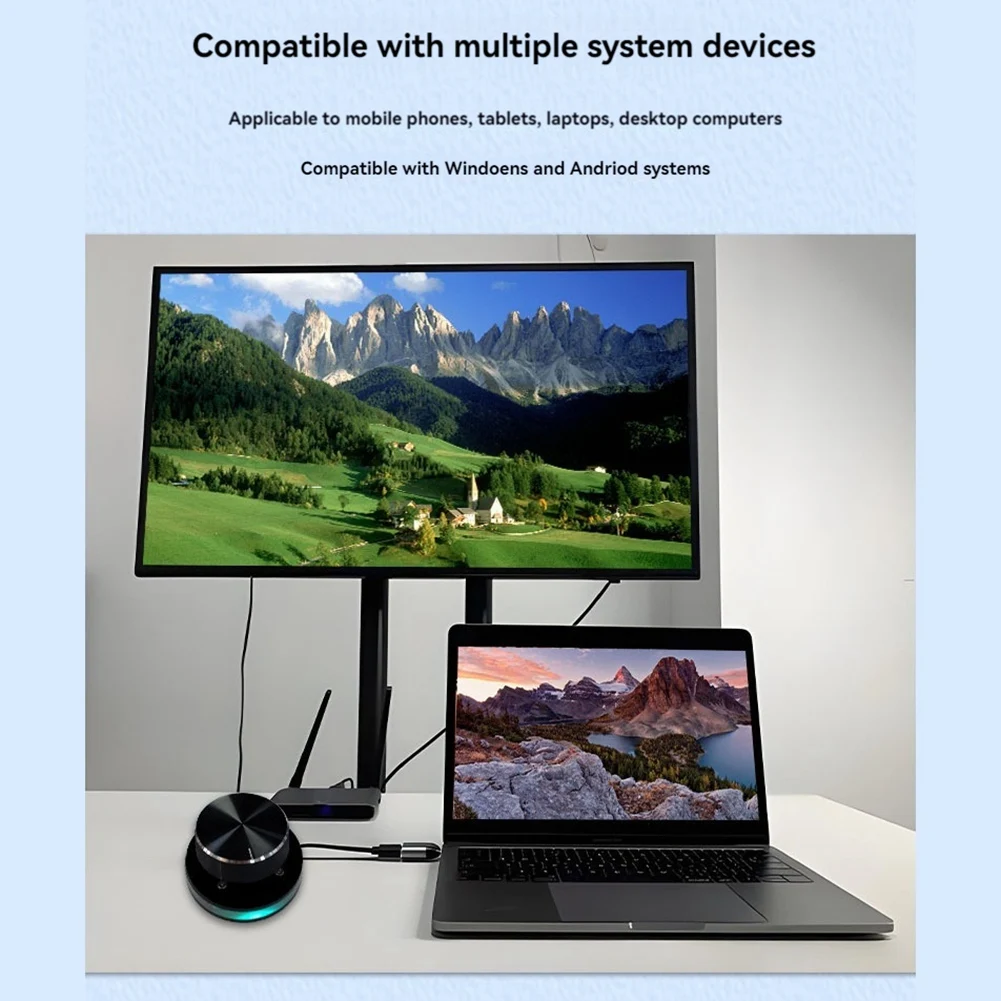 

ZDH USB Volume Controller Computer USB Volume Adjustable Controller Support Shortcut Keys Customizable with RGB