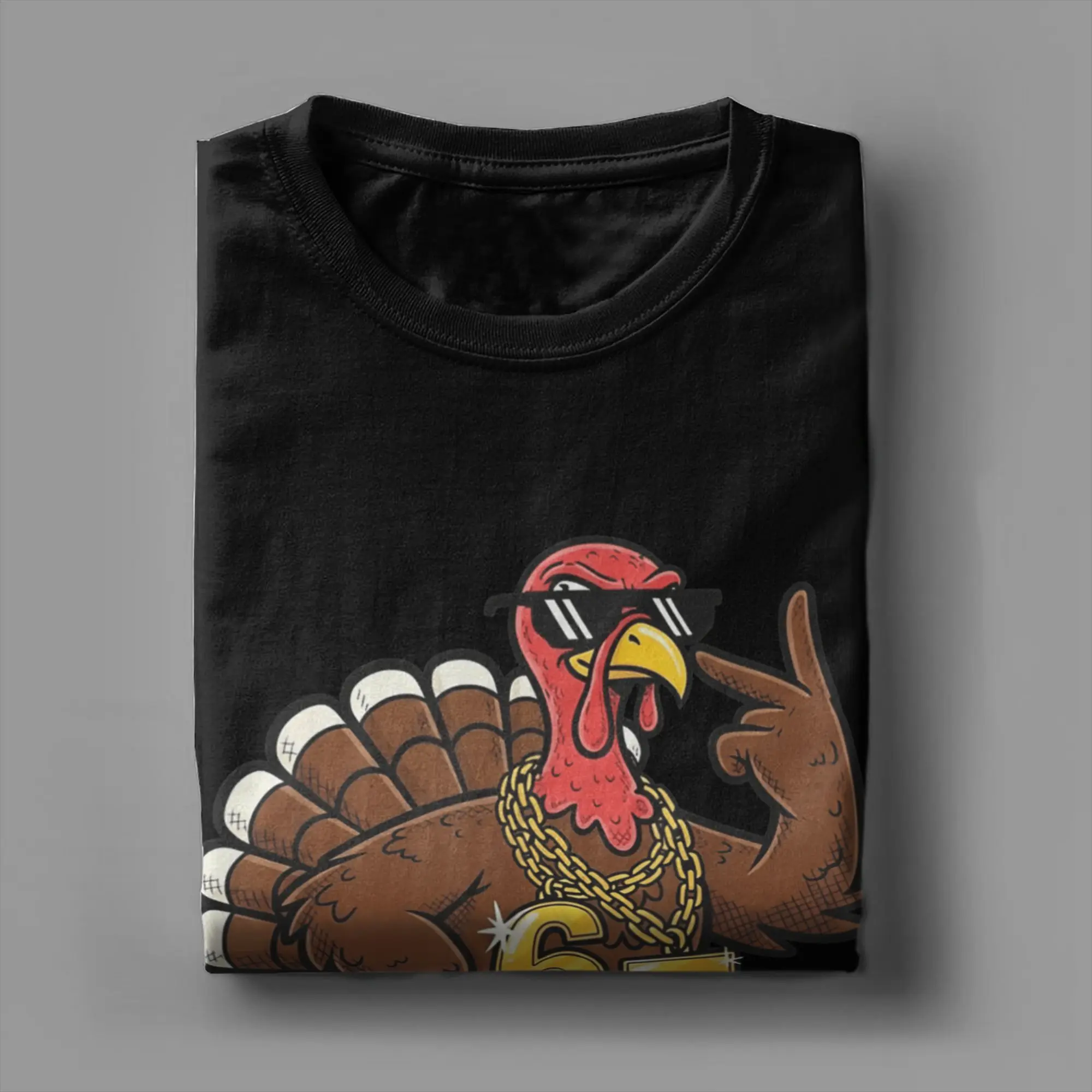

Funny Turkey is So Rizzy Thanksgiving Meme 67 Cotton T-Shirt Adult Summer Streetwear T Shirts O Neck Cool Tee Shirt Plus Size