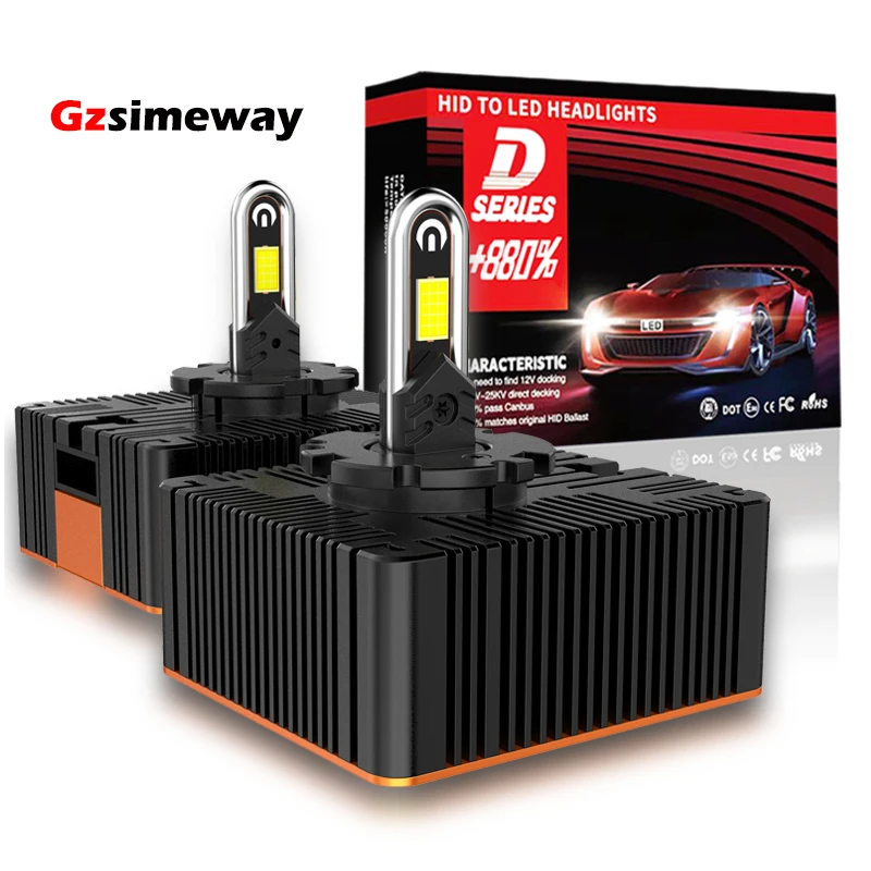 

2x D5S LED Headlight Bulbs D1S D3S D2S D4S D8S CANBUS HID Xenon to Auto Led Lamps Direct Replacement For Audi A3 A4 A6 Q3 Q7