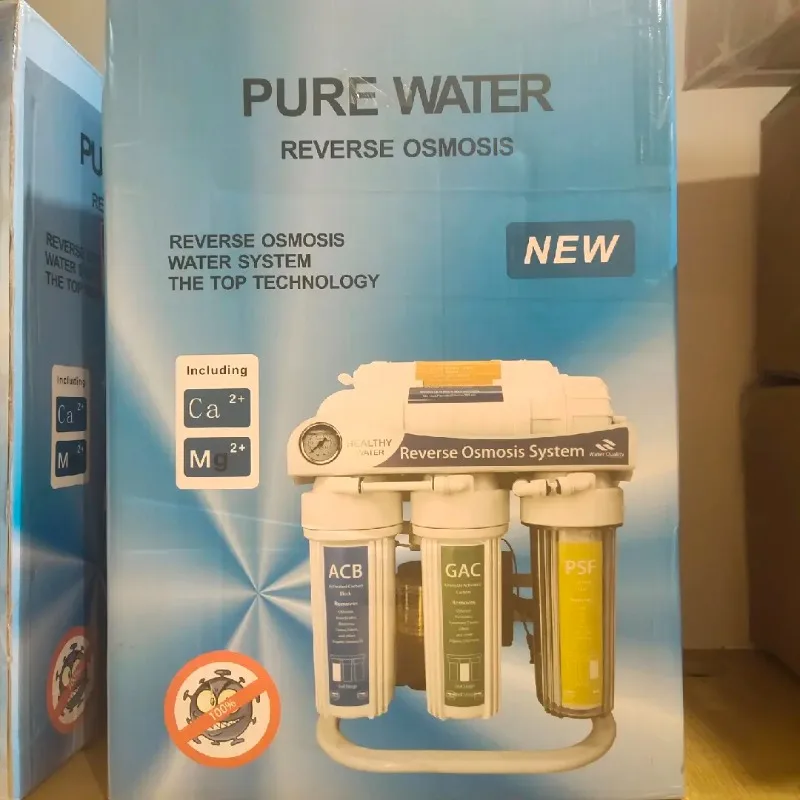 

7-ступенчатая система фильтрации воды RO для дома, очиститель питьевой воды обратного осмоса, простая установка ​ Техника для очистки воды