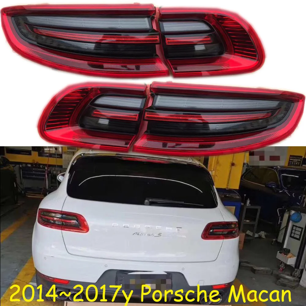 1pcs car bumper tail light for Porsche Macan taillight LED Reflector 2014~2017y Taillamp for Porsche Macan fog lamp