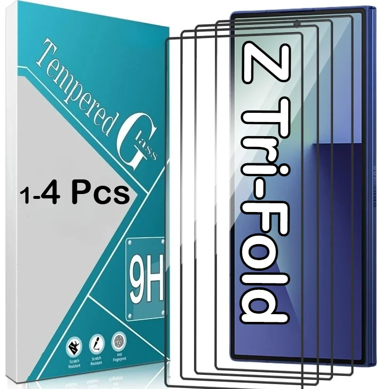 1-4Pcs 2026 New HD Clear 9H Tempered Glass Protector for Samsung Galaxy S26 S25 Ultra Edge FE Plus Z Tri Fold 7 6 5 4 3 2 Screen
