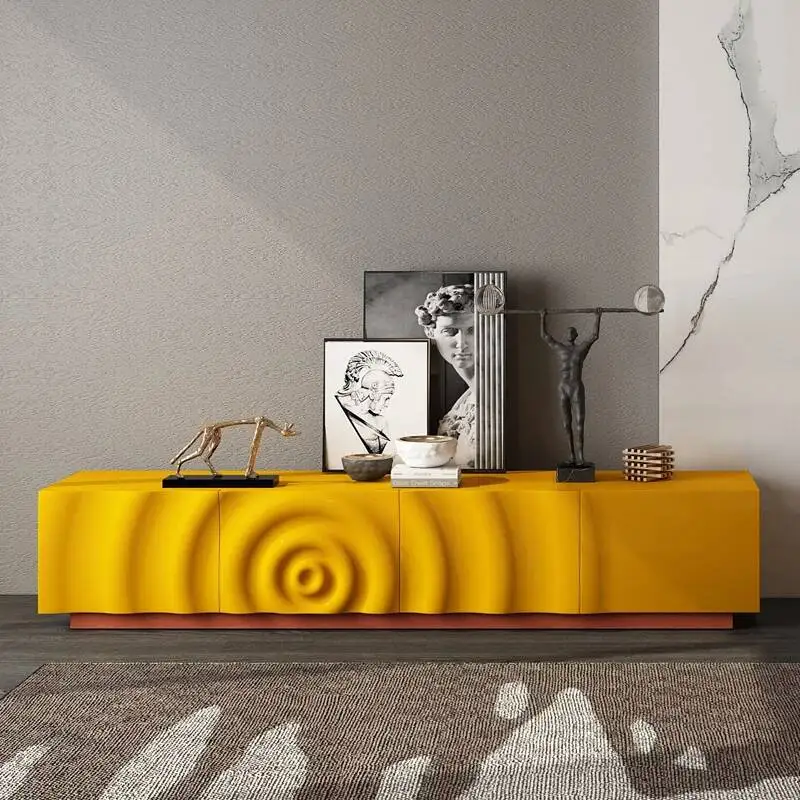 

Floor Organizer Black TV Stand Universal Center Alone Designer House Tv Cabinet Living Room Modern Fernsehtisch Furniture