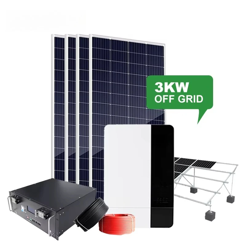 Whole Set Solar System 5000W 6000W Solar Power 230V With WIFI MPPT Inverter For Residential Customize