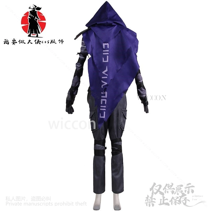 Anime Game Valorant Cosplay Omen Costume Halloween Christmas Carnival Suit For Adult Man Woman Fancy Outfits Clothes Customized