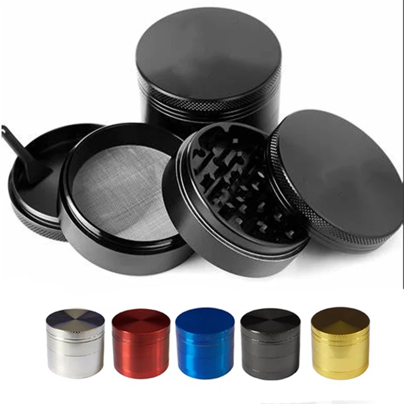 4-Layer 1.6/2/2.5 Inch Dry Herb Grinder, High Quality Tobacco Spice Mill Crusher for Grass & Kitchen, Smoking Accessories