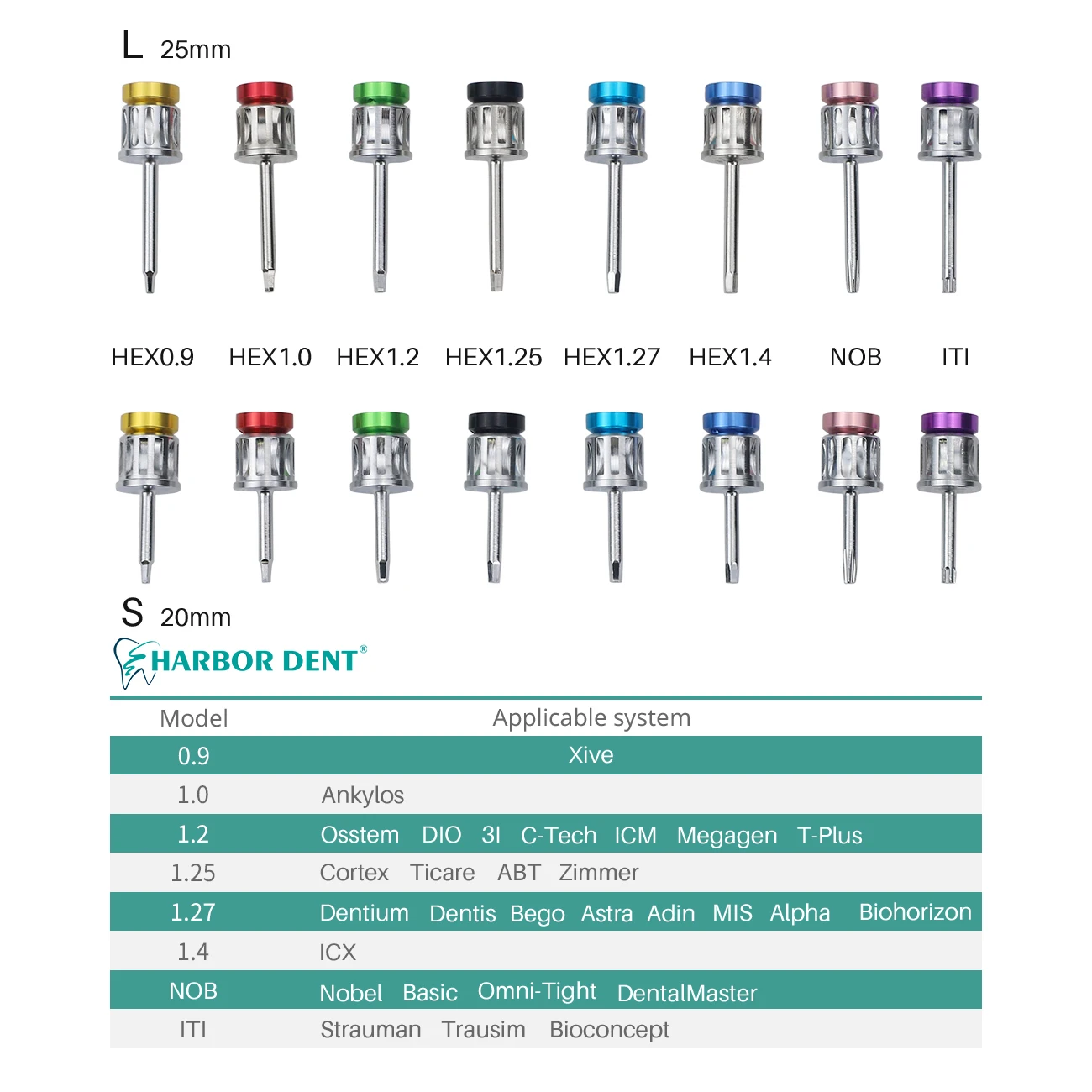 1 Pcs Dental Universal Implant Torque Screwdrivers Wrench Universal Prothetic Kit Dental Materials