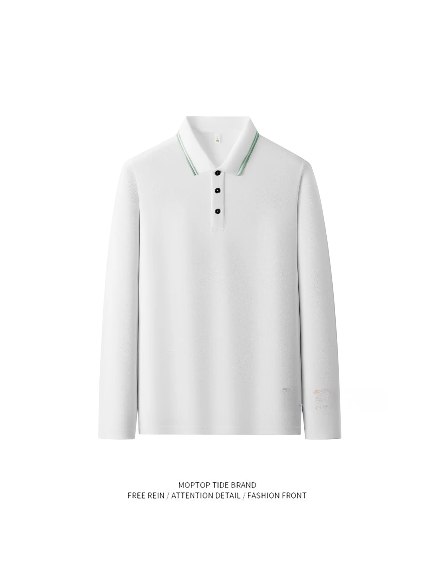 

Повседневный деловой корейский Sle Pure Color Long Sve Top, мужской и женский простой удобный воротник, длинный Sve irt