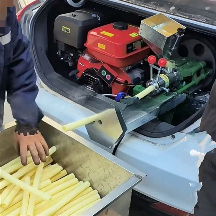 Electric start  extruder miscellaneous grain stall burnt rice stick machine