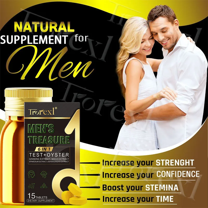

Male Performance Supplement, Drive, Endurance, Efficiency Oyster 6-in-1 Premium Ingredients