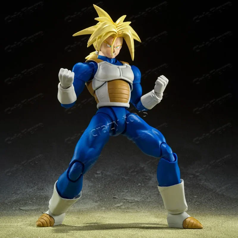 

In Stock BANDAI Original Box S.H.Figuarts Dragon Ball Super Saiyan Trunks SHF Action Figure Model Toy Children's Gift